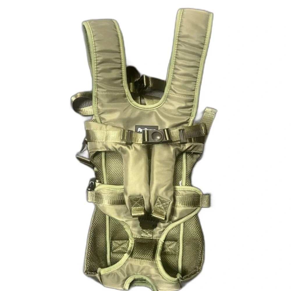 Olive Green Chest Carrier Dig Backpack Small to Medium Up to 30lbs